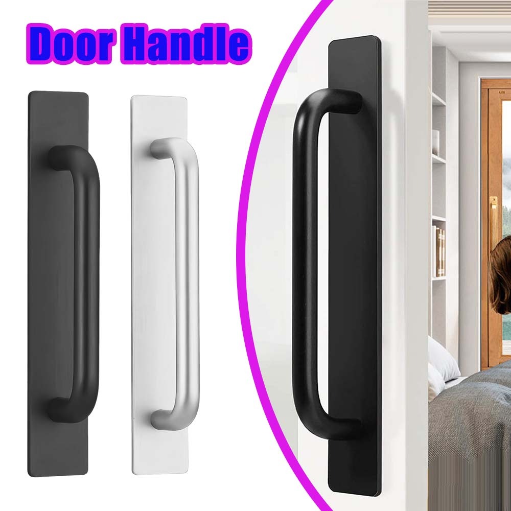 Glass Door Hinge - Surface Mount No Drill Aluminum Alloy