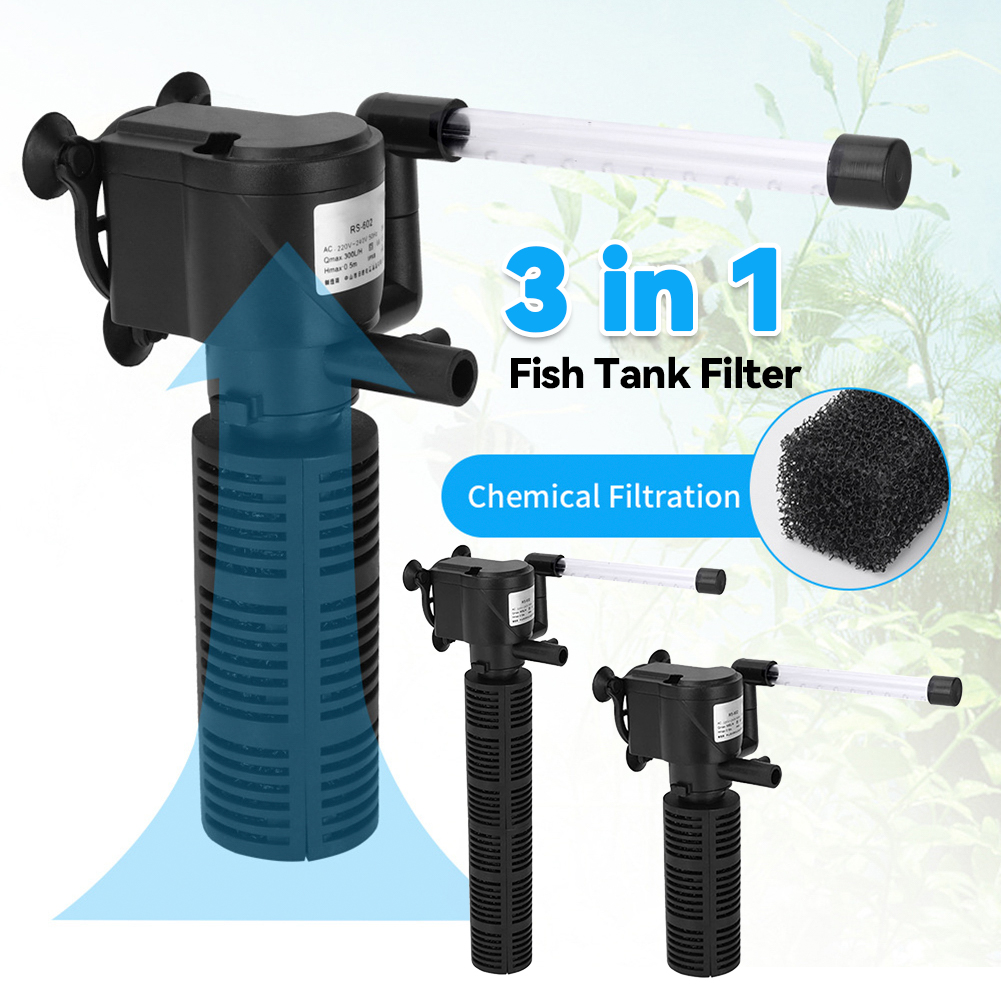 Aquael Filter Fzn - 3 in 1 Aquarium Internal Filter