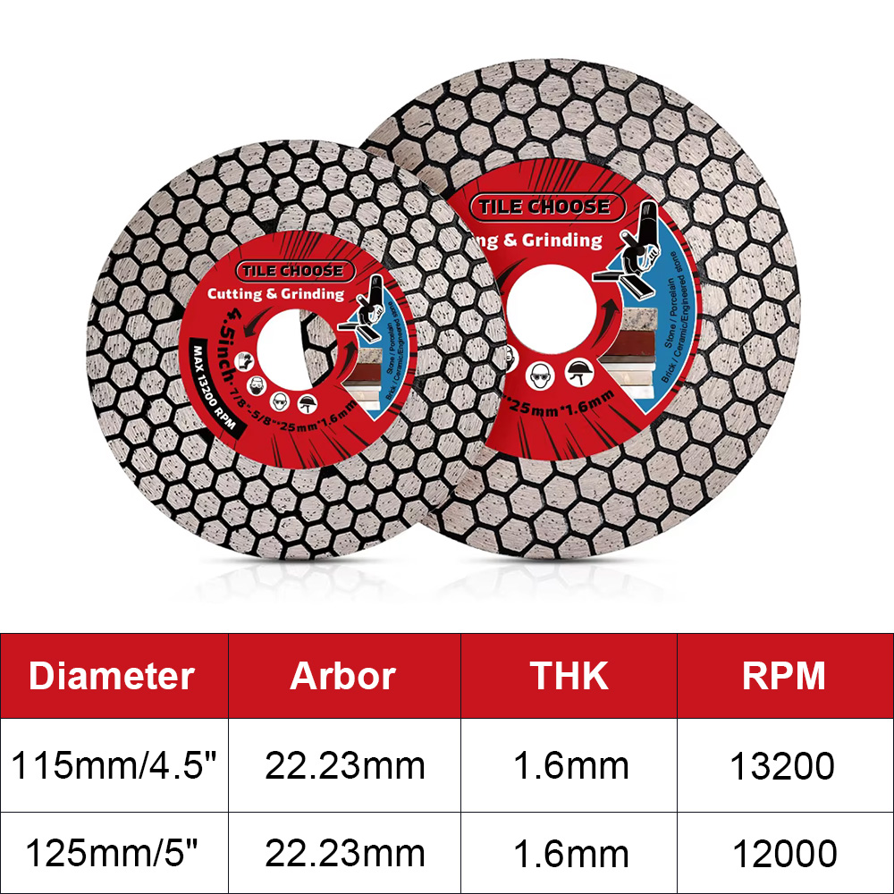 D115mm/125mm Diamond Blade Dia - Ceramic Tile Floor recension och pris