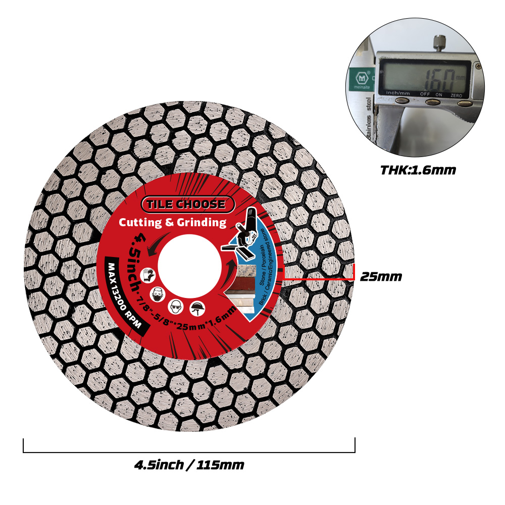 D115mm/125mm Diamond Blade Dia - Ceramic Tile Floor recension och pris