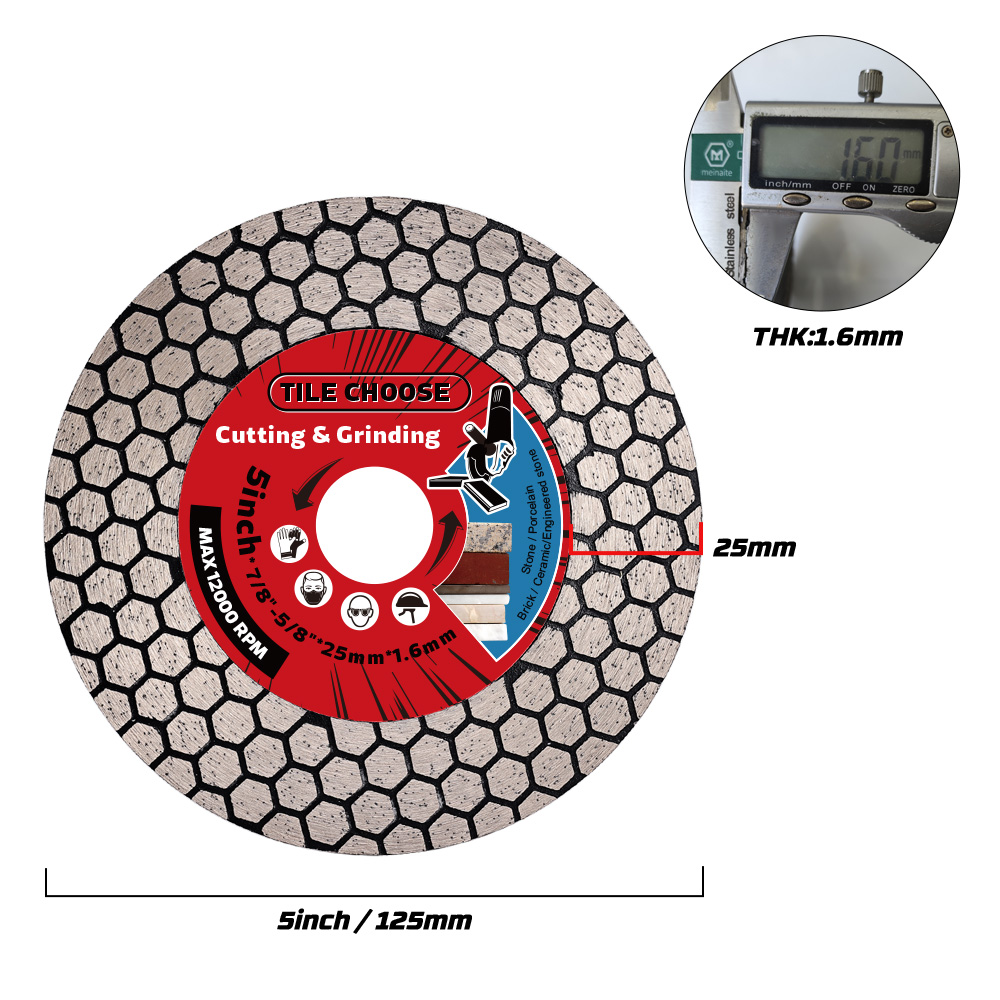 D115mm/125mm Diamond Blade Dia - Ceramic Tile Floor recension och pris