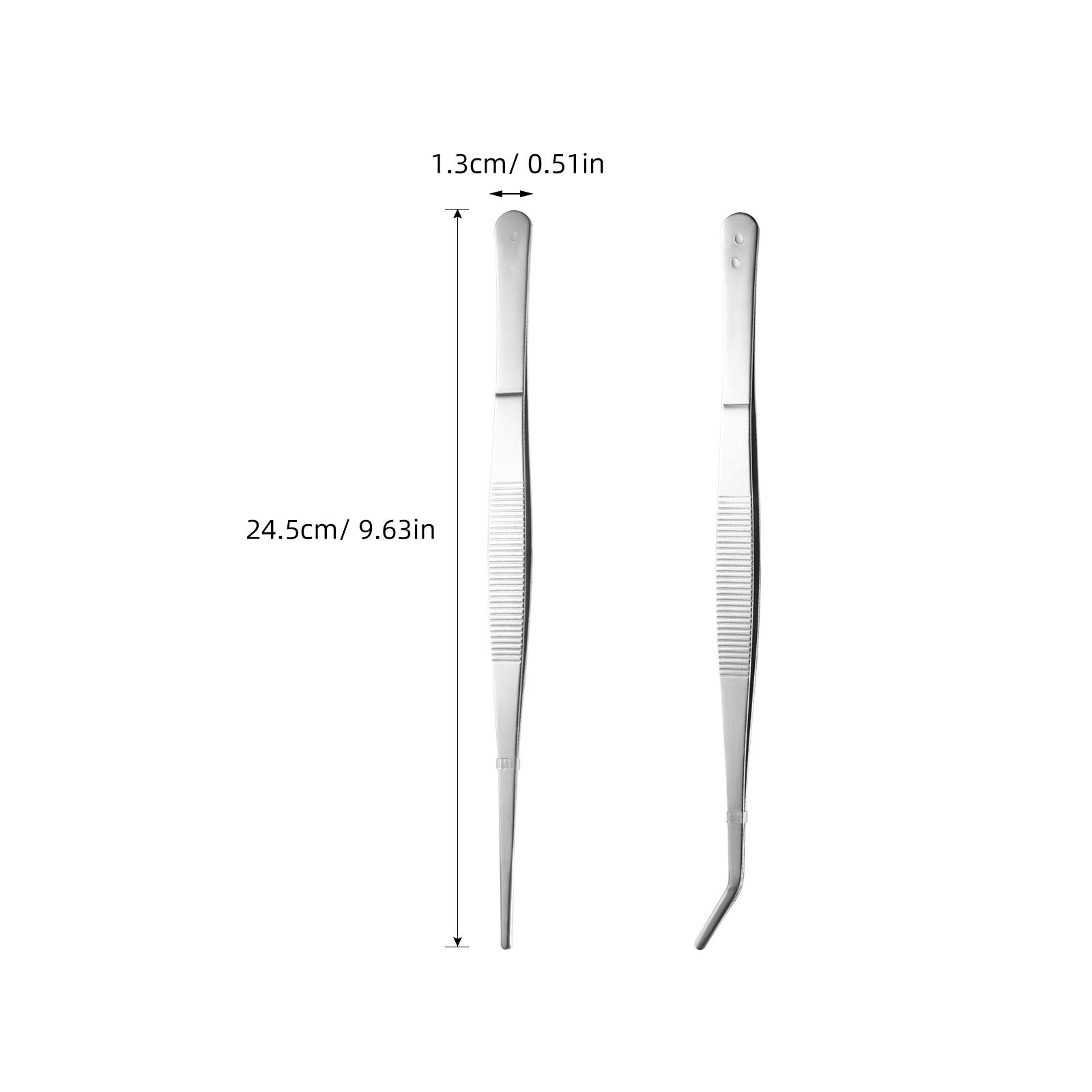 2pcs Stainless Steel Tweezers  - Feeding Tong Stainless recension och pris