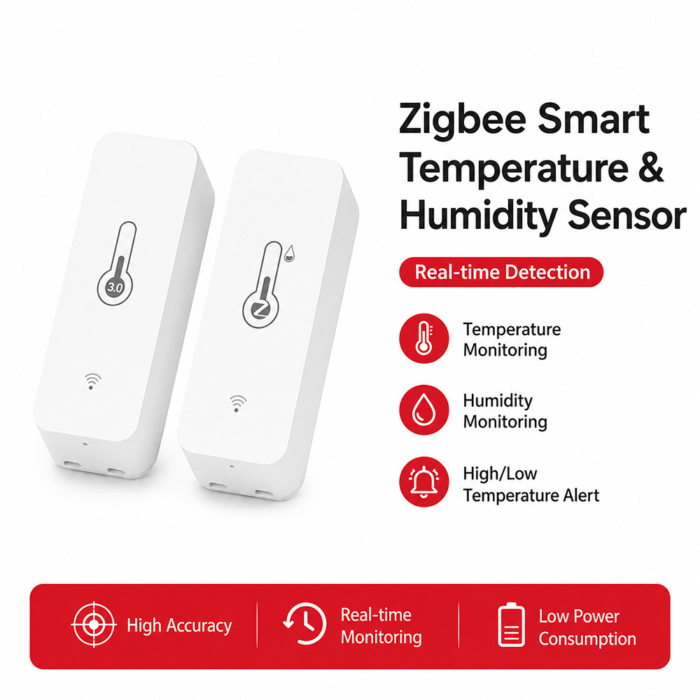 Zigbee Temperature Humidity Se - Digital Hygrometer Probe recension och pris