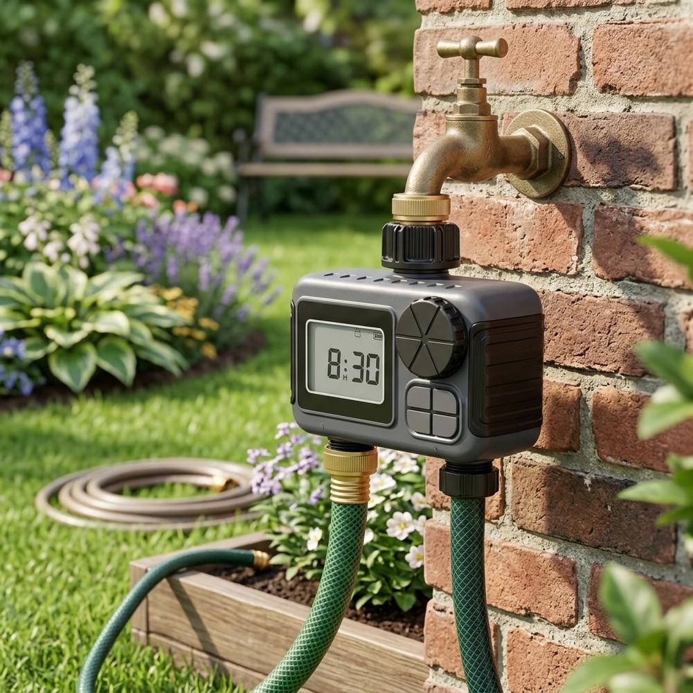 Garden Irrigation Timer Dual O - Timer Dual Outlet recension och pris