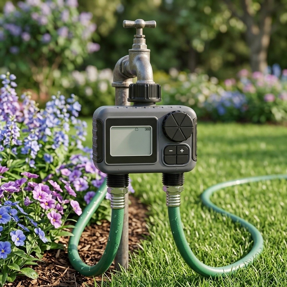 Garden Irrigation Timer Dual O - Timer Dual Outlet recension och pris