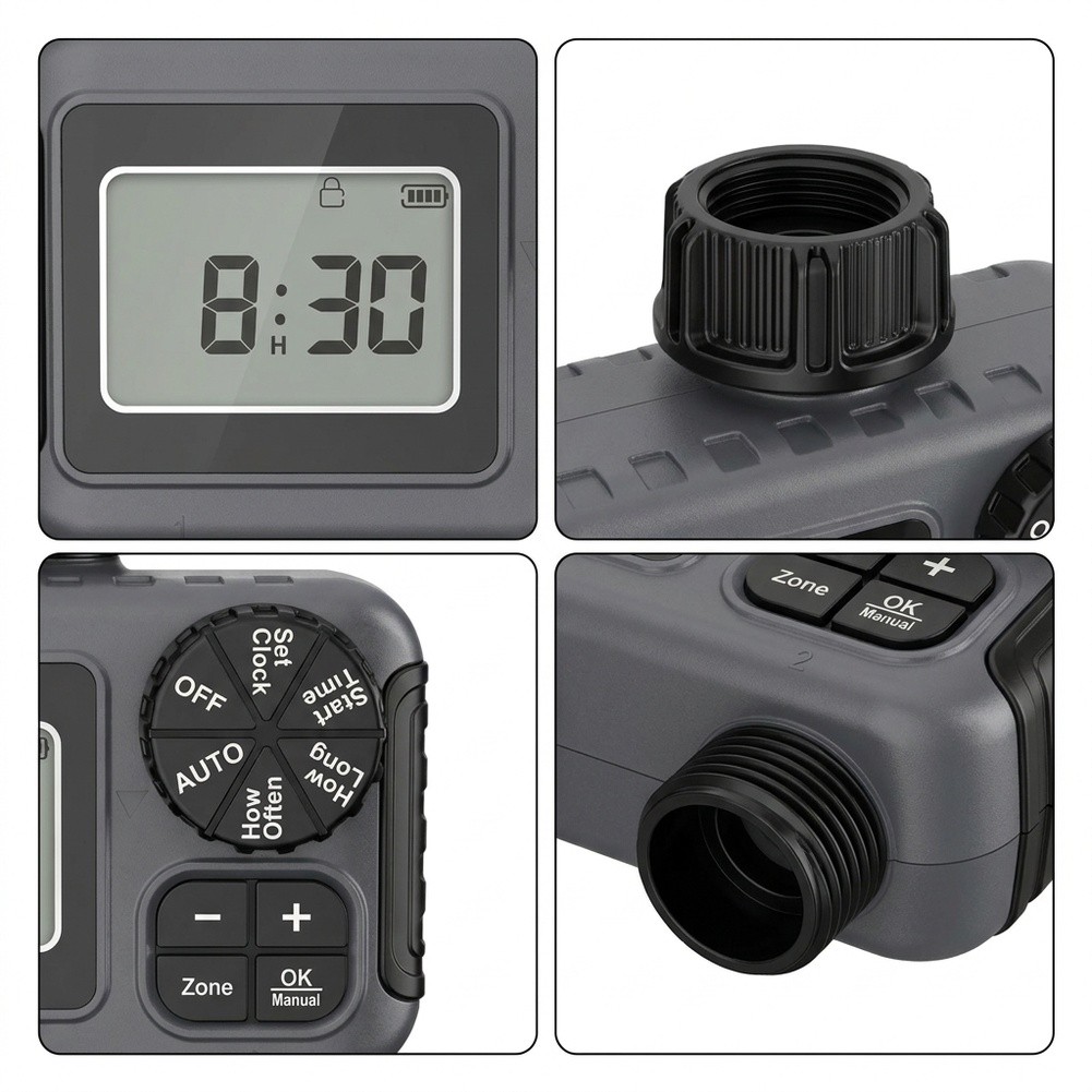 Garden Irrigation Timer Dual O - Timer Dual Outlet recension och pris