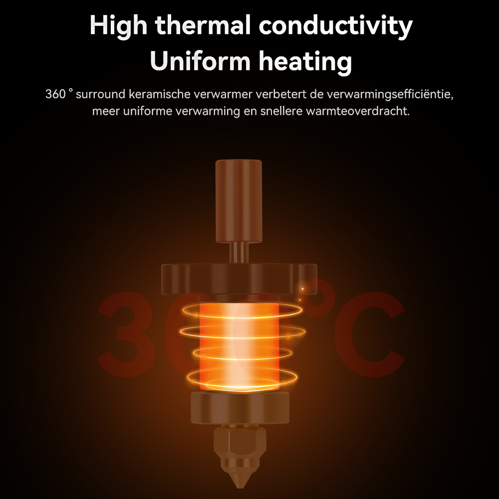 Ender-3 V3 KE Hotend Kit Nozzl - Ceramic Heat Emitter recension och pris
