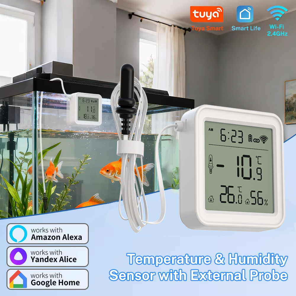 Tuya WiFi Temperature Humidity - Digital Hygrometer Probe recension och pris